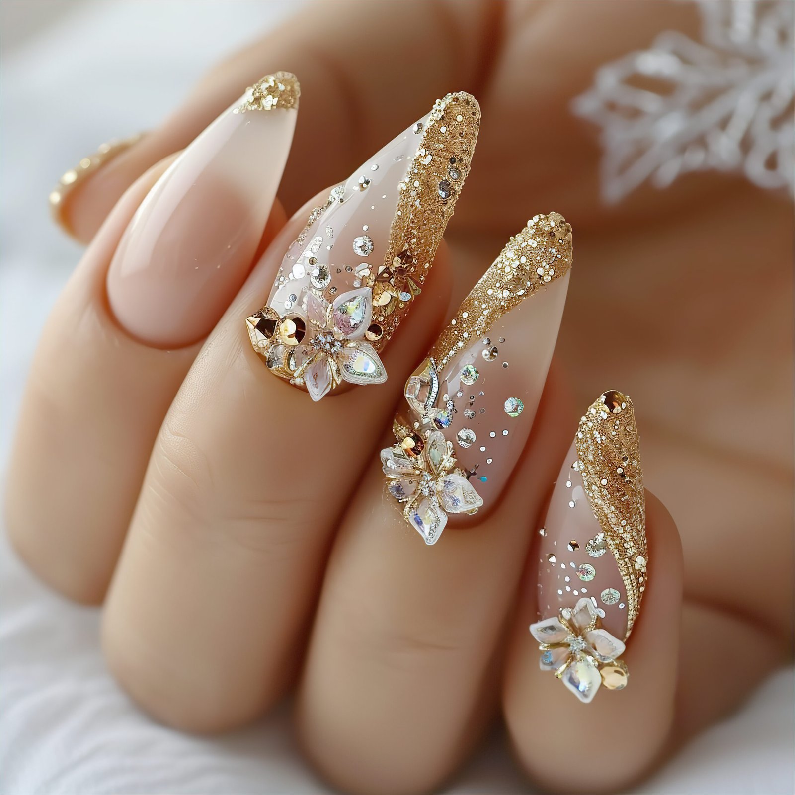 silver-gold-nails